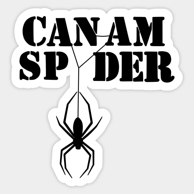 Can-am Spyder Black Sticker by CreeW